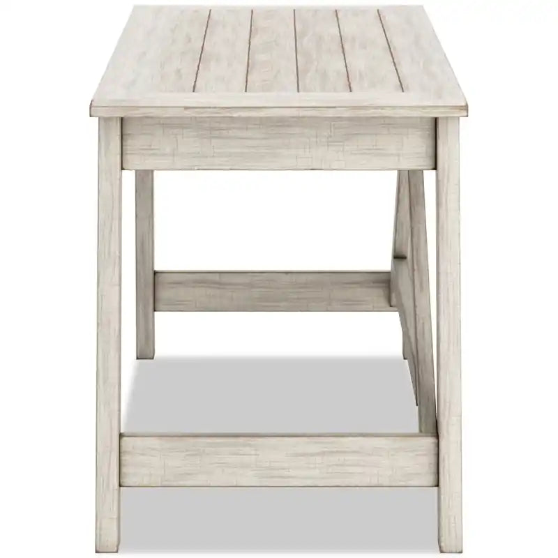 60.13 Bureau avec 2 tiroirs - Blanc délavé