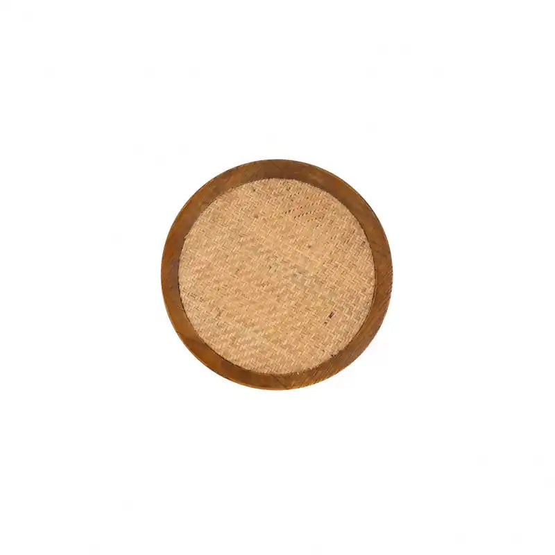 Tabouret de comptoir en rotin sans dossier