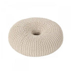 Murphy Upholstered Pouf,100% Cotton