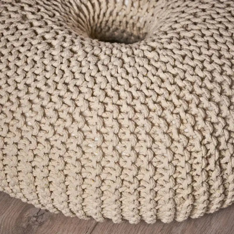 Pouf rembourré, 100 % coton