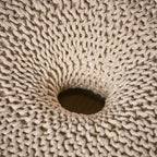 Pouf rembourré, 100 % coton