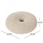 Pouf rembourré, 100 % coton