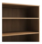 Bibliothèque 2 étagères réglables - Chêne naturel