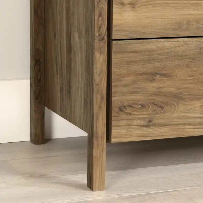 Commode 5 tiroirs - Mangue naturelle