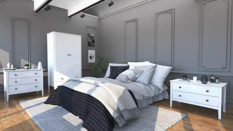 Commode contemporaine - Blanche