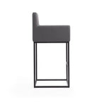 Tabouret de bar 42 Metal - Gris et noir