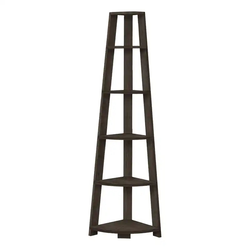 Brown Oak Bookcase