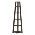 Brown Oak Bookcase