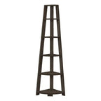 Brown Oak Bookcase