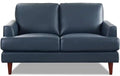 Hydeline Cassis Leather Loveseat