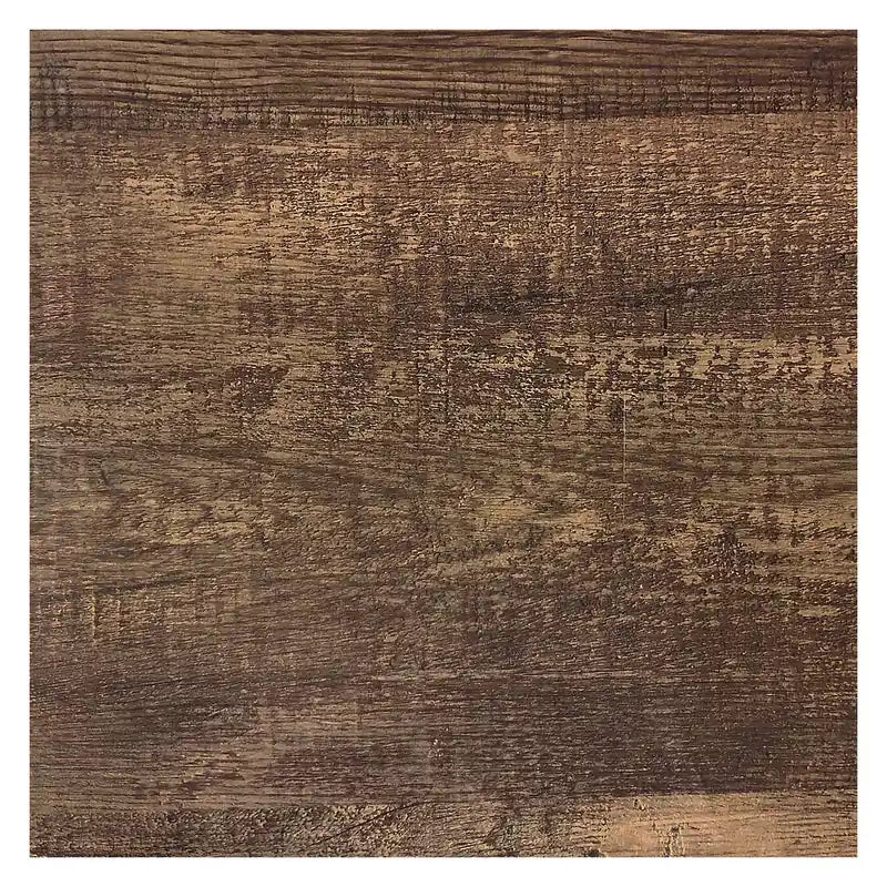 Table console de 42,5 po avec tiroir – Imitation bois recyclé brun