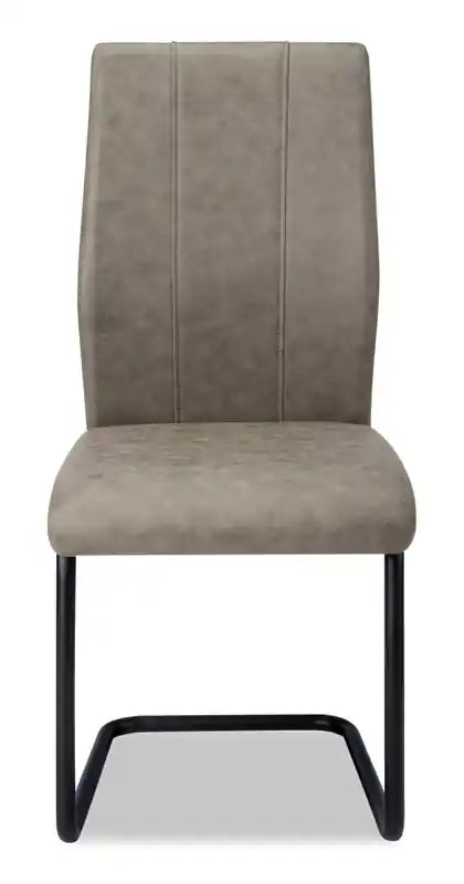 Chaise de salle à manger en similicuir