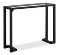 Megan 42 Glass Top Console Table