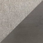 Chaise de salle à manger hauteur comptoir en tissu polyester, dossier à barreaux, mélamine
