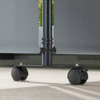 Séparateur de pièce sur roulettes, écran pliable de 1,8 m pour l'intimité