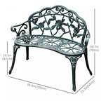 Banc de jardin extérieur 40, Banc de jardin pour patio