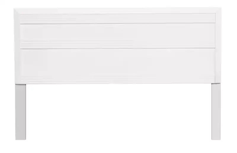 Tête de lit à panneaux, Fabriqué au Canada, Blanc - Grand lit/Très grand lit