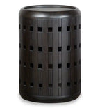 Rhett 18 Modern Round End Table - Dark Espresso Brown Oak