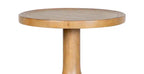 18 Table d'appoint ronde moderne - Chêne brun expresso foncé