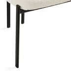 Chaise de salle à manger en tissu polyester