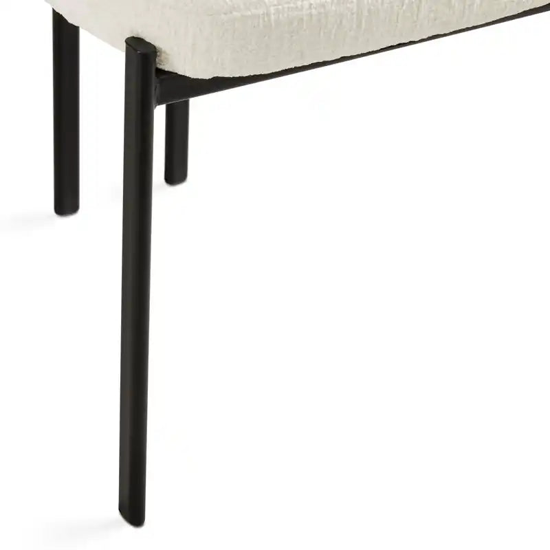 Chaise de salle à manger en tissu polyester
