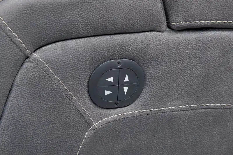 Fauteuil inclinable électrique en faux suède 36, avec appuie-tête électrique et deux porte-gobelets – Brun chocolat