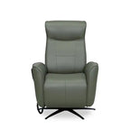 31 Fauteuil inclinable de massage électrique en cuir véritable avec appuie-tête électrique et siège chauffant