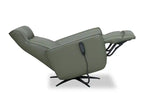 31 Fauteuil inclinable de massage électrique en cuir véritable avec appuie-tête électrique et siège chauffant