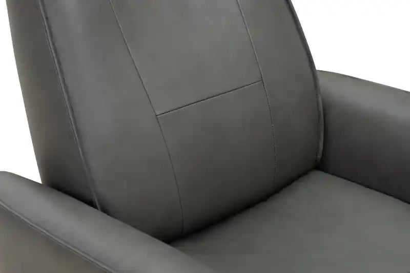 31 Fauteuil inclinable de massage électrique en cuir véritable avec appuie-tête électrique et siège chauffant