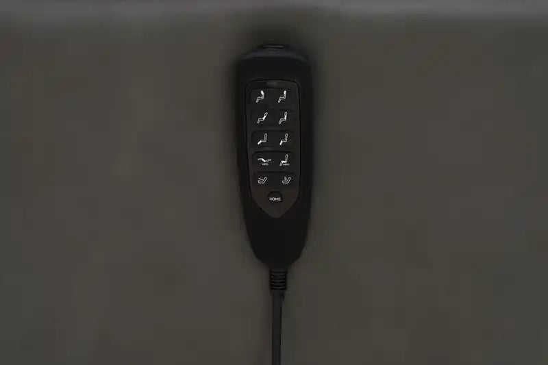 31 Fauteuil inclinable de massage électrique en cuir véritable avec appuie-tête électrique et siège chauffant