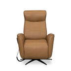 31 Fauteuil inclinable de massage électrique en cuir véritable avec appuie-tête électrique et siège chauffant