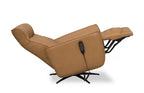 31 Fauteuil inclinable de massage électrique en cuir véritable avec appuie-tête électrique et siège chauffant