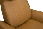 31 Fauteuil inclinable de massage électrique en cuir véritable avec appuie-tête électrique et siège chauffant